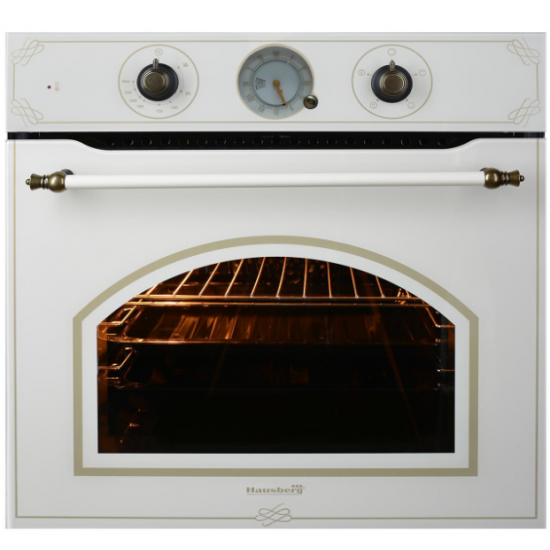 Cuptor incorporabil rustic Hausberg HB8050RST, 57L, putere 2000W - culoare bej rustic