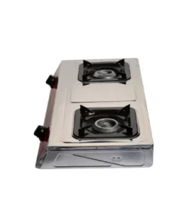 Minigaz cu 2 ochiuri Ertone MN204, inox, GPL (numai butelie) - aprindere electronica Minigaz cu 2 ochiuri Ertone MN204, inox, GPL (numai butelie) - aprindere electronica