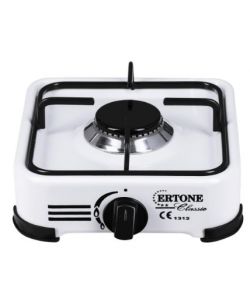 Minigaz emailat, Ertone MN206A, , 1 arzator, aprindere automata - alb