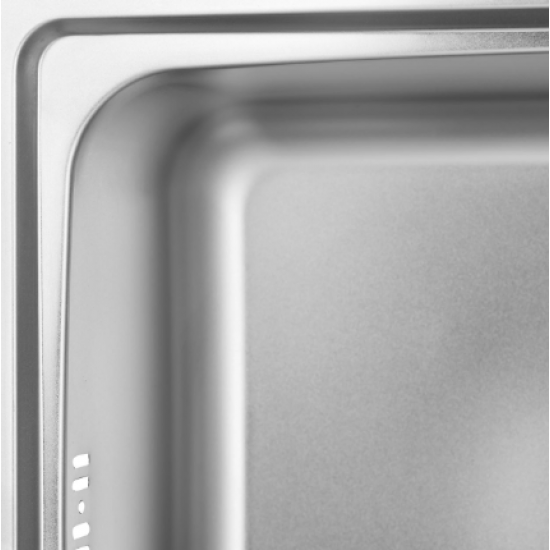 Chiuveta Sanitec SN9026, pentru blat 60X43 cm , anticalcar - inox