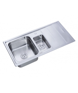 Chiuveta Freddo SN9012S, 2 Cuve stanga, Anticalcar - Inox, 97*50cm