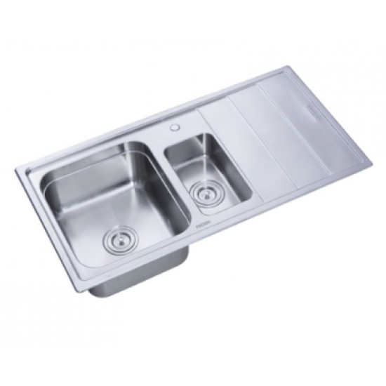 Chiuveta Freddo SN9012S, 2 Cuve stanga, Anticalcar - Inox, 97*50cm