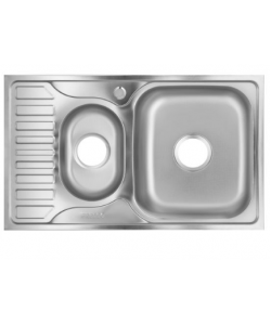 Chiuveta Freddo SN 9023S, 2 Cuve, Anticalcar, Inox, pentru blat 78x49 cm - cuva pe STANGA