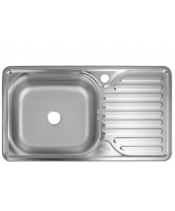 Chiuveta pentru bucatarie Freddo ERT-SN 8002S, Cuva stanga - Inox, 76x42cm