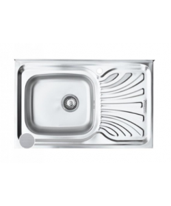 Chiuveta Freddo SN 9001S, pentru masca, cuva stanga, anticalcar, 80x50cm - Inox