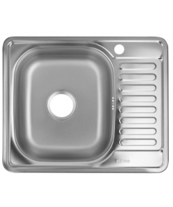 Chiuveta Sanitec SN9029D, pentru blat58 X48cm dreapta, anticalcar - inox