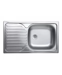 Chiuveta Sanitec ERT-C 403D, pentru blat, finisaj satinat, cuva dreapta, 76x43,5cm - Inox Chiuveta Sanitec ERT-C 403D, pentru blat, finisaj satinat, cuva dreapta, 76x43,5cm - Inox