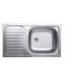 Chiuveta Sanitec ERT-C 408D, pentru blat, cuva dreapta, anticalcar, 76x43,5cm - Inox Chiuveta Sanitec ERT-C 408D, pentru blat, cuva dreapta, anticalcar, 76x43,5cm - Inox