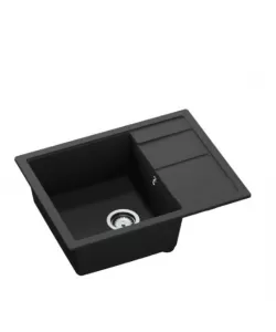 Chiuveta bucatarie Hausberg Delia HBC-9901, compozit, negru, 79 x 50 cm Chiuveta bucatarie Hausberg Delia HBC-9901, compozit, negru, 79 x 50 cm