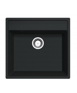 Chiuveta bucatarie Hausberg Ella HBC-9401, compozit, negru, 53 x 50 cm
