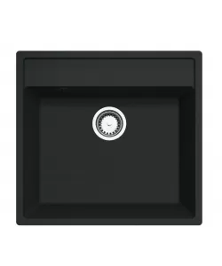 Chiuveta bucatarie Hausberg Ella HBC-9401, compozit, negru, 53 x 50 cm Chiuveta bucatarie Hausberg Ella HBC-9401, compozit, negru, 53 x 50 cm