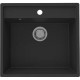 Chiuveta bucatarie Hausberg Ella HBC-9401, compozit, negru, 53 x 50 cm