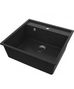 Chiuveta bucatarie Hausberg Ella HBC-9401, compozit, negru, 53 x 50 cm Chiuveta bucatarie Hausberg Ella HBC-9401, compozit, negru, 53 x 50 cm