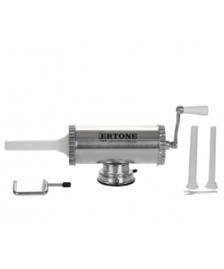 Aparat cu sprit pentru prepararea carnatilor, capacitate 2.5 Kg, aluminiu inoxidabil - Argintiu