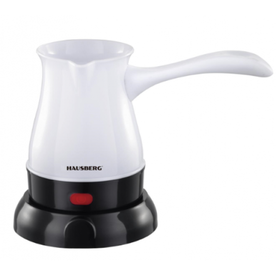 Ibric electric pentru cafea Hausberg HB-3810AB, Putere 600W, Capacitate 500 ml - Alb