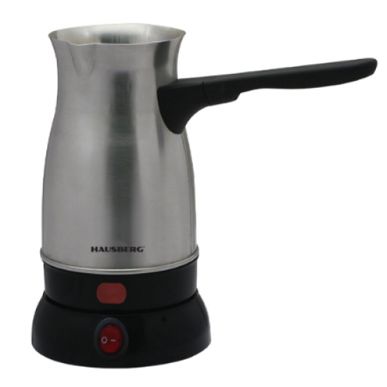 Ibric electric pentru cafea Hausberg HB-3815, Putere 800W, Capacitate 500 ml - Inox