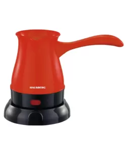 Ibric electric pentru cafea Hausberg HB-3810RS, Putere 600W, Capacitate 500 ml - Rosu Ibric electric pentru cafea Hausberg HB-3810RS, Putere 600W, Capacitate 500 ml - Rosu