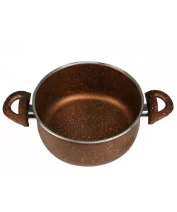 Oala din aluminiu cu invelis din granit Hausberg HB-H 425, 26 cm - Maro Oala din aluminiu cu invelis din granit Hausberg HB-H 425, 26 cm - Maro