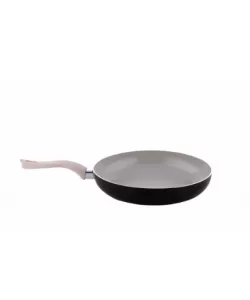 Tigaie ceramica Ertone ERT-MN 732, 32 cm, maner silicon detasabil - Crem/Negru Tigaie ceramica Ertone ERT-MN 732, 32 cm, maner silicon detasabil - Crem/Negru