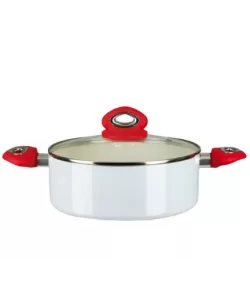 Oala ceramica Hausberg, HB-H715A, 4,5l - Alb Oala ceramica Hausberg, HB-H715A, 4,5l - Alb