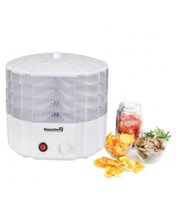 Deshidrator de alimente electric Hausberg HB-1150 ,Termostatul reglabil ,Putere 250 W - motor cupru