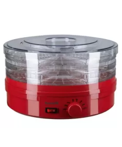 Deshidrator de alimente electric Hausberg HB-810RS ,Termostatul reglabil ,Putere 250 W, motor cupru - rosu Deshidrator de alimente electric Hausberg HB-810RS ,Termostatul reglabil ,Putere 250 W, motor cupru - rosu