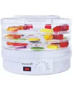 Deshidrator de alimente electric Hausberg HB-810AB ,Termostatul reglabil ,Putere 250 W, motor cupru - alb Deshidrator de alimente electric Hausberg HB-810AB ,Termostatul reglabil ,Putere 250 W, motor cupru - alb