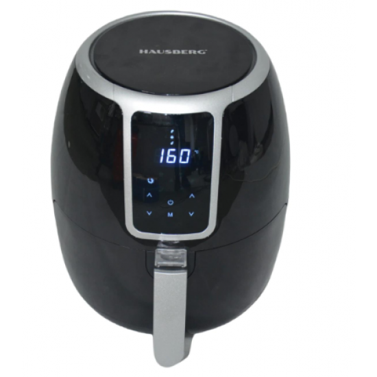 Friteuza Air Fryer Hausberg HB2355, 1500 W, 3.5 L, Timer, protectie supra-incalzire, Display LCD - Temperatura ajustabila 80C-200C