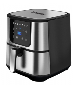 Friteuza Air Fryer Hausberg HB2365, 1600-1800 W, 5.2 L, Timer, protectie supra-incalzire, maner rece - Display LCD