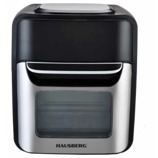 Friteuza fara ulei-Cuptor cu aer cald, Air Fryer HAUSBERG HB-2370, 12 programe, capacitate 12L, putere 1800-2000W - reglare temperatura 80-200°C