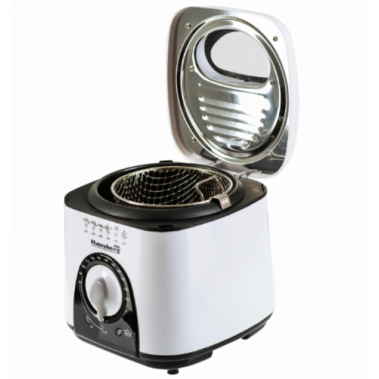 Friteuza Hausberg HB 1320NG, 950 W, 1 L - Alb/Negru