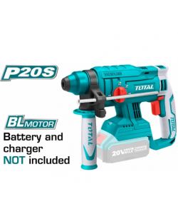 TOTAL - Ciocan rotopercutor -2J- Li-Ion - 20V - motor fara perii(INDUSTRIAL)