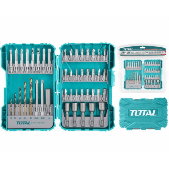 TOTAL - Set 45 biti pentru surubelnita