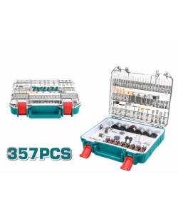 TOTAL - Set 357 piese pentru mini polizor