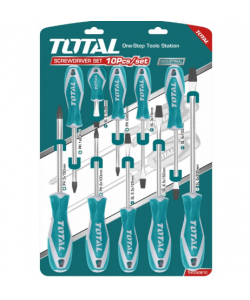 TOTAL - Set 10 surubelnite - Cr-V (INDUSTRIAL)