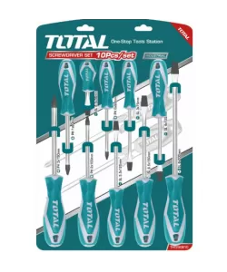 TOTAL - Set 10 surubelnite - Cr-V (INDUSTRIAL) TOTAL - Set 10 surubelnite - Cr-V (INDUSTRIAL)