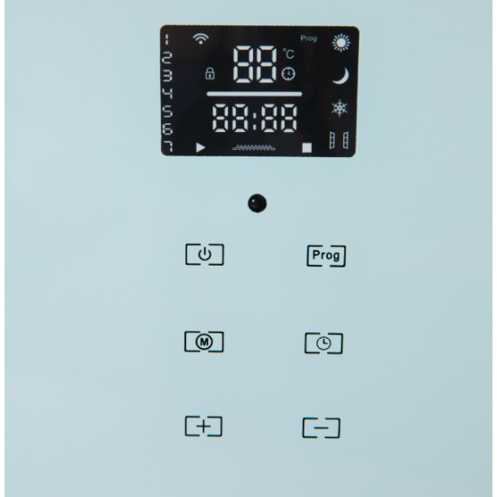 Convector electric 1000W/2000W - alb