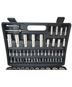 Trusa chei tubulare ROTOR RS108 108 bucati in carcasa din plastic