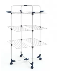 Uscator de rufe cu 3 nivele Ertone MN98U, pliabil cu suport de umerase, suporta 30 kg rufe - Inox Uscator de rufe cu 3 nivele Ertone MN98U, pliabil cu suport de umerase, suporta 30 kg rufe - Inox