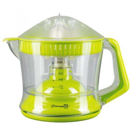 Storcator de Citrice Hausberg HB-3323V Electric,40 W,Sistem Rotire in 2 Sensuri - Verde