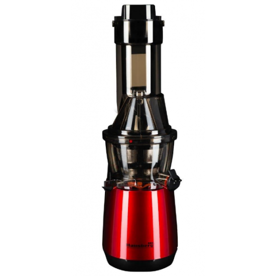 Storcator fructe Hausberg HB-7517RS, prin presare la rece, 150 W - Rosu