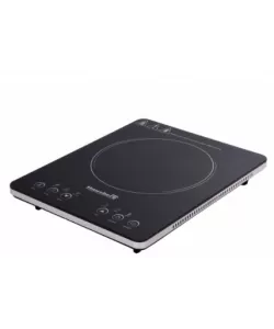 Plita electrica - Hausberg HB-1525GR, Gri, 2000W, Un arzator - Touch Screen