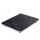 Plita electrica - Hausberg HB-1525GR, Gri, 2000W, Un arzator - Touch Screen