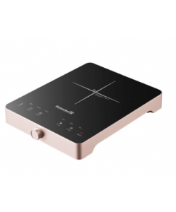 Plita cu inductie - Hausberg HB-1526RZ, Roz, 2000W, control tactil, o zona de gatit