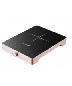 Plita cu inductie - Hausberg HB-1526RZ, Roz, 2000W, control tactil, o zona de gatit