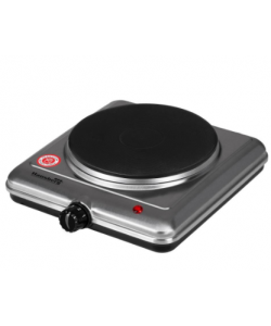Plita electrica Hausberg cu 1 arzator,1500 W,termostat - Inox