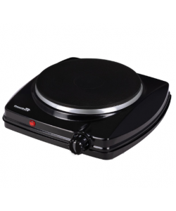 Plita electrica Hausberg HB-519NG, Negru, 1 arzator, Putere 1500W - Termostat