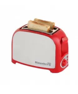 Prajitor paine 2 felii Hausberg, HB-190RS, 750W, declansare automata - Rosu Prajitor paine 2 felii Hausberg, HB-190RS, 750W, declansare automata - Rosu