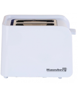 Prajitor de paine Hausberg HB-195A, 750 W, 2 felii, functie decongelare, functie reincalzire, 6 trepte putere - Alb