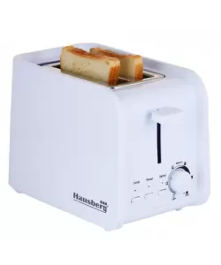 Prajitor de paine Hausberg HB-195A, 750 W, 2 felii, functie decongelare, functie reincalzire, 6 trepte putere - Alb Prajitor de paine Hausberg HB-195A, 750 W, 2 felii, functie decongelare, functie reincalzire, 6 trepte putere - Alb